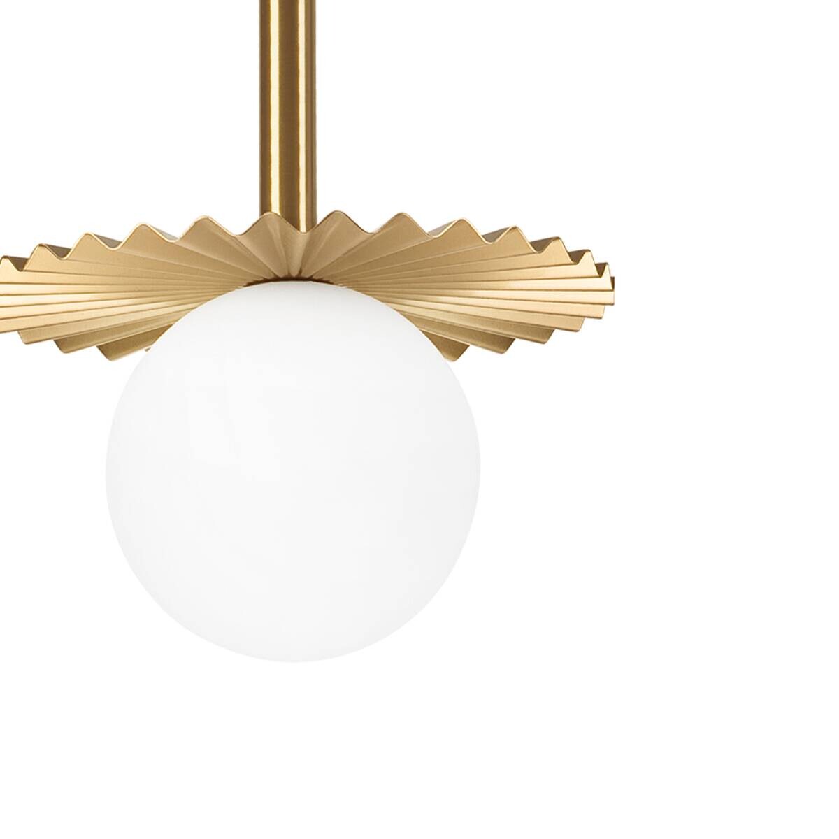 Lamkur Hängeleuchte Kupfer Glas Stahl B/H/L: ca. 120x20x20 cm G9 1 Brennstellen