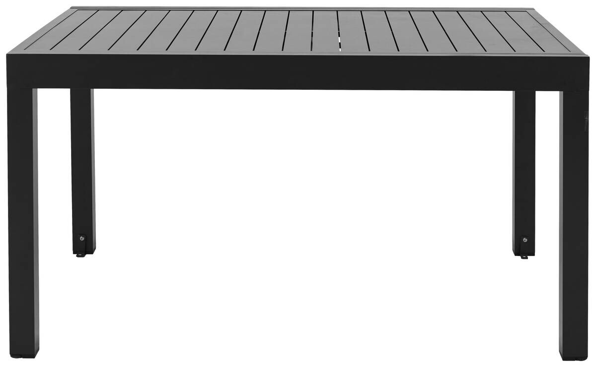 POCOline Gartentisch dunkelgrau Aluminium B/H/L: ca. 90x75x135 cm