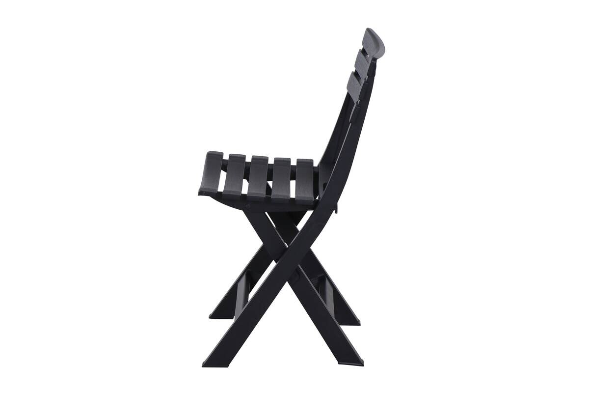 ProGarden Balkonset Club anthrazit Kunststoff B/H/L: ca. 945x2,5x112,5 cm