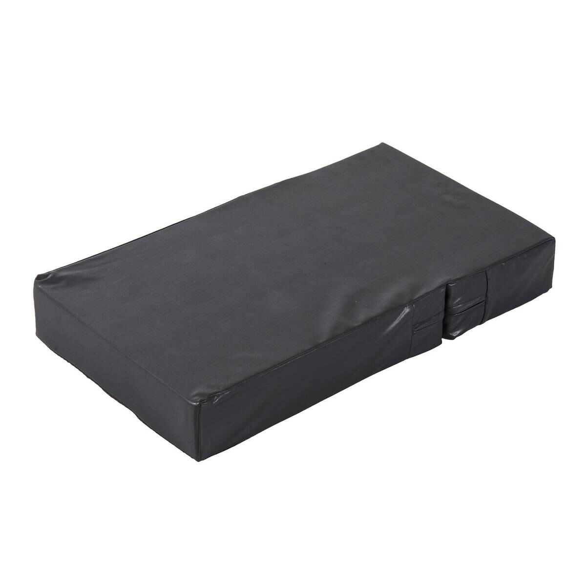 PawHut Hundetreppe schwarz Schaumstoff B/H/L: ca. 39x20x67 cm