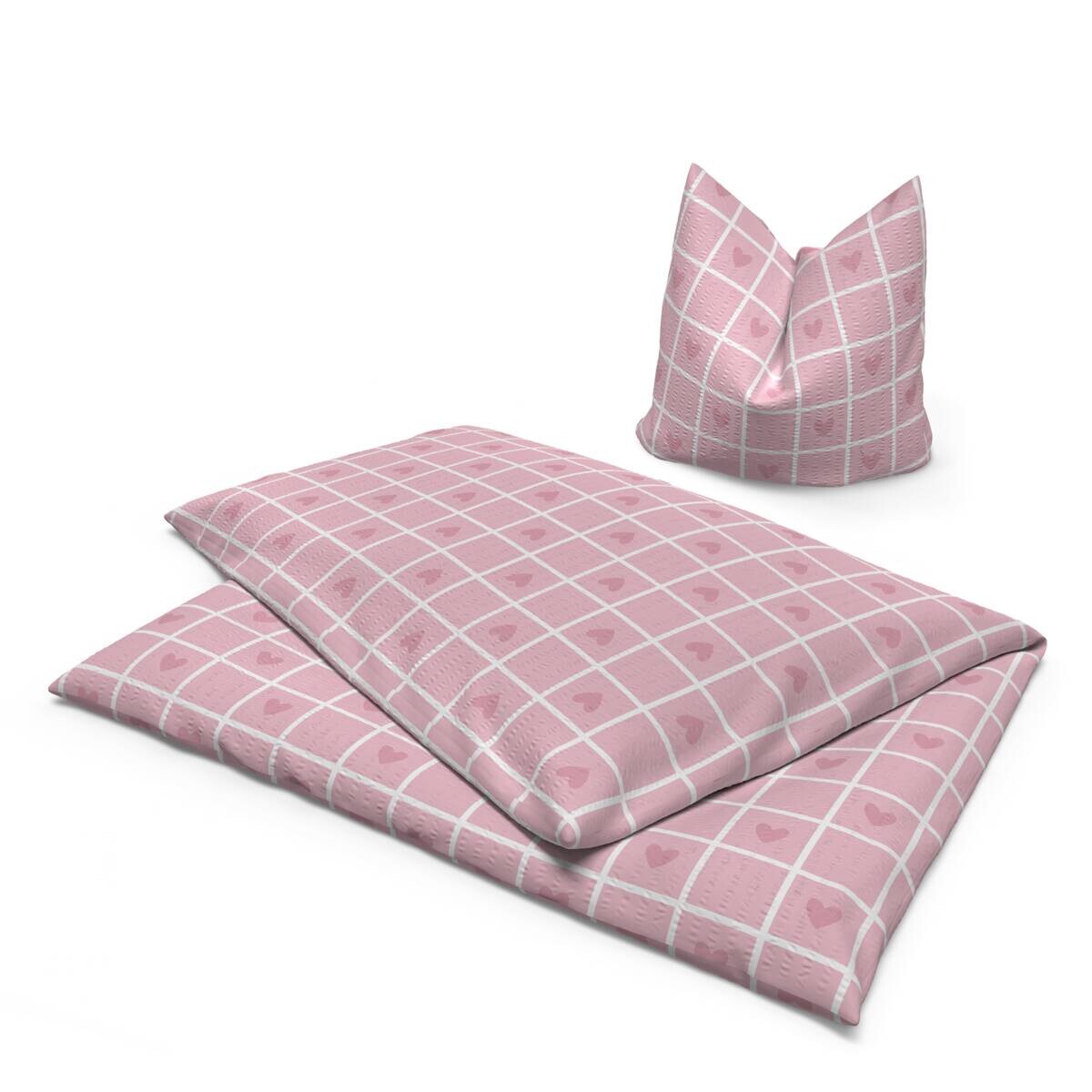 Microfaser Bettwäsche Seersucker