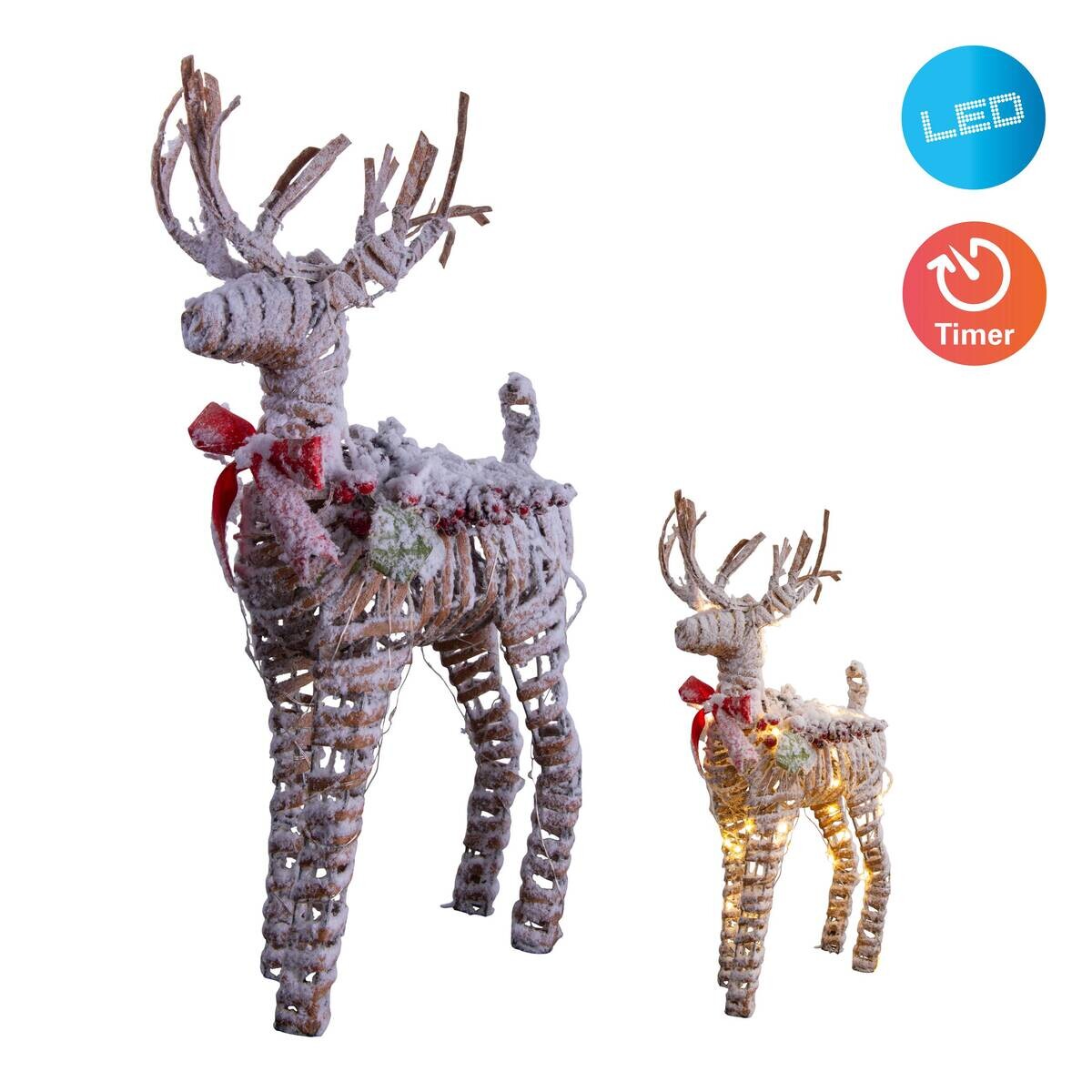 Näve Leuchten LED-Dekoleuchte Rentier