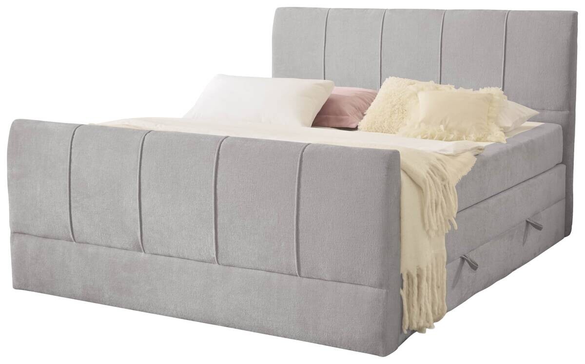 Boxspringbett Harmony hellgrau Liegefläche B/L: ca. 160x200 cm Boxspringbett Harmony hellgrau Liegefläche B/L: ca. 160x200 cm