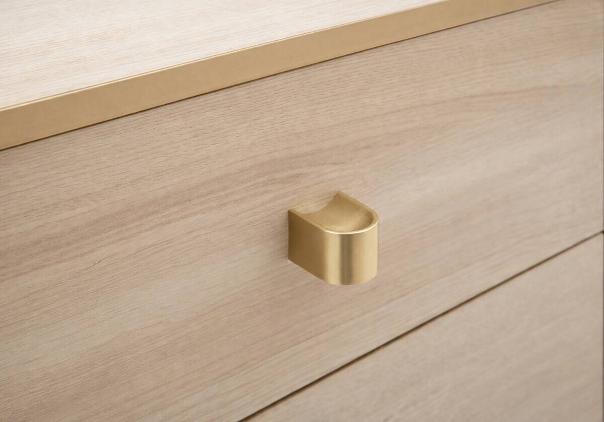 Highboard Flora Eiche B/H/T: ca. 60,2x104,4x33,05 cm