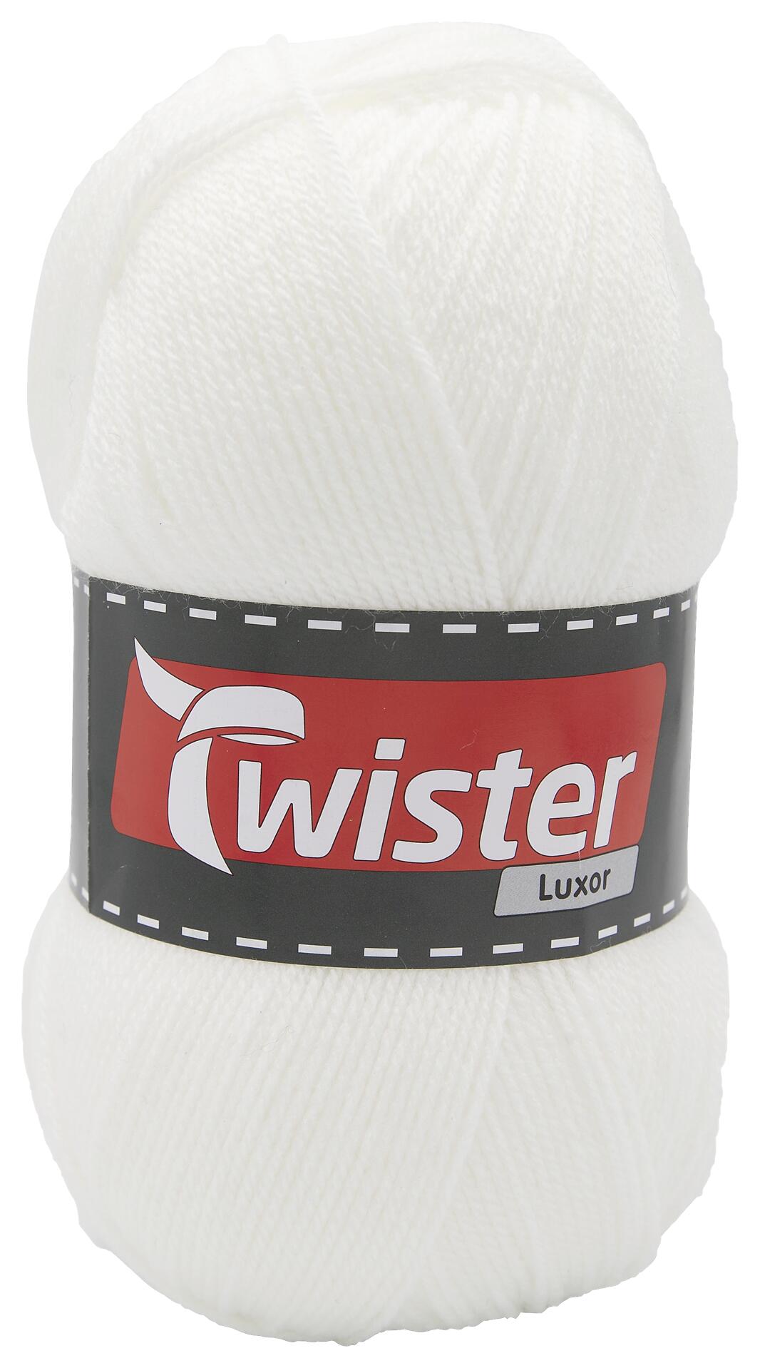 Twister Handstrickgarn Luxor weiß L: ca. 52500 cm