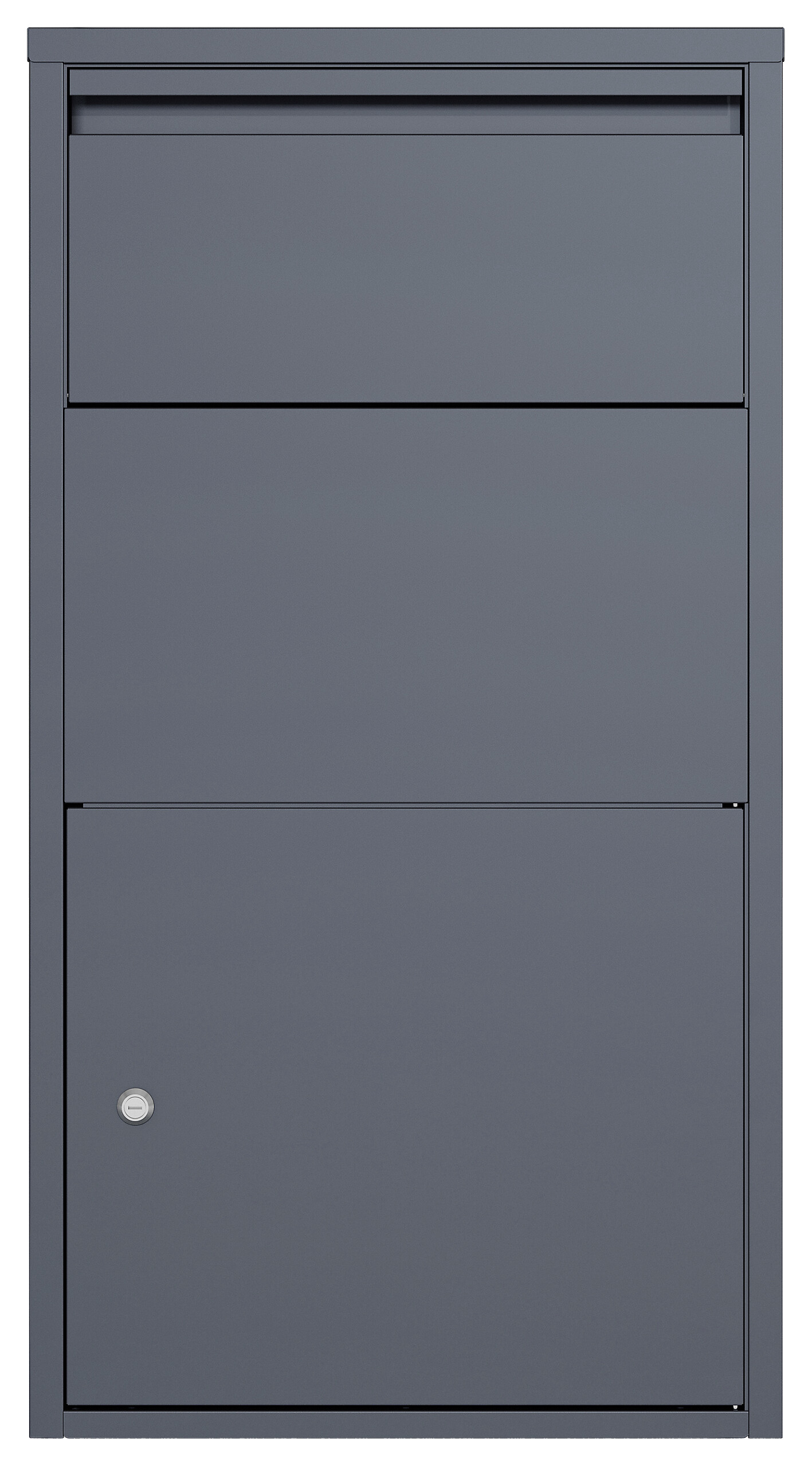 Westmann Briefkasten mit Paketbox Pollux anthrazit B/H/L: ca. 22x82x44 cm