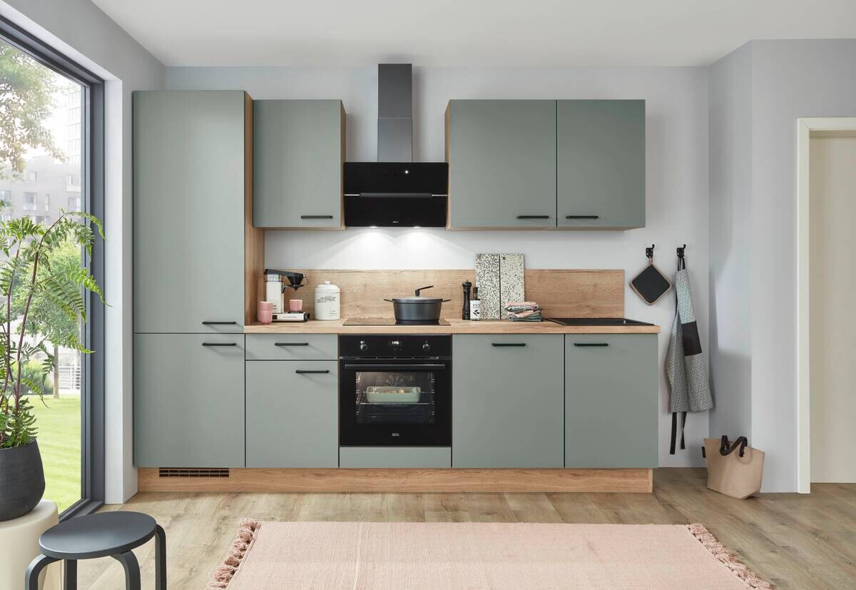 nobilia Küchenblock Schilf B/H/T: ca. 280x201,6x60 cm