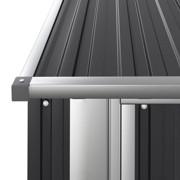 vidaXL Geräteschuppen anthrazit B/H: ca. 180,5x209,5 cm