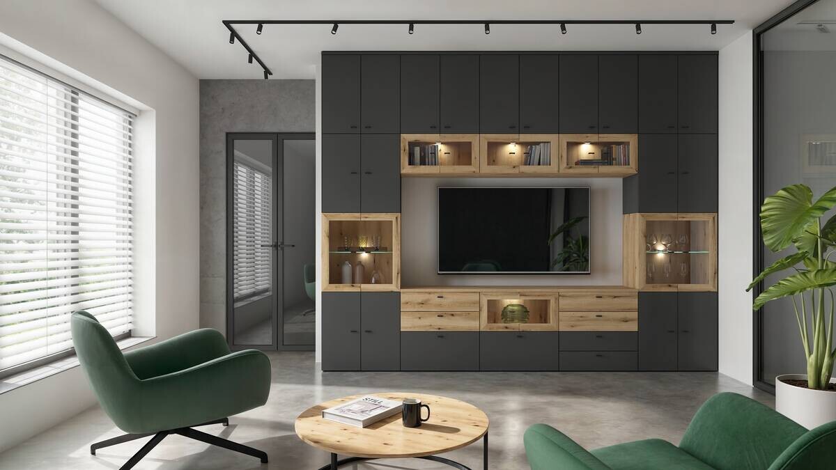 Schubkastenkommode System 64 Evoke Oak Nachbildung B/H/T: ca. 64x32x35 cm