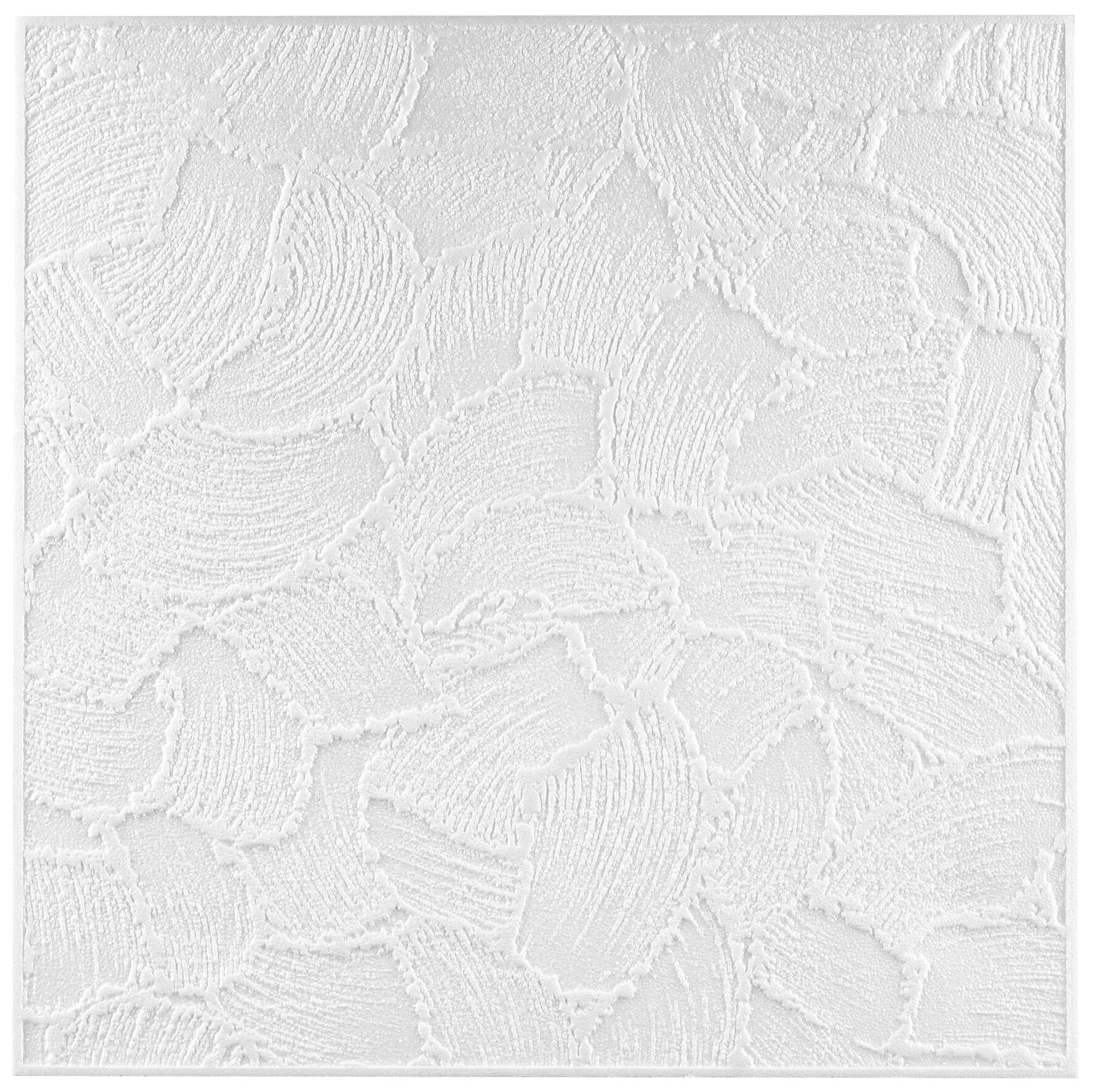 Deckenplatte weiß B/L/S: ca. 50x50x0,8 cm