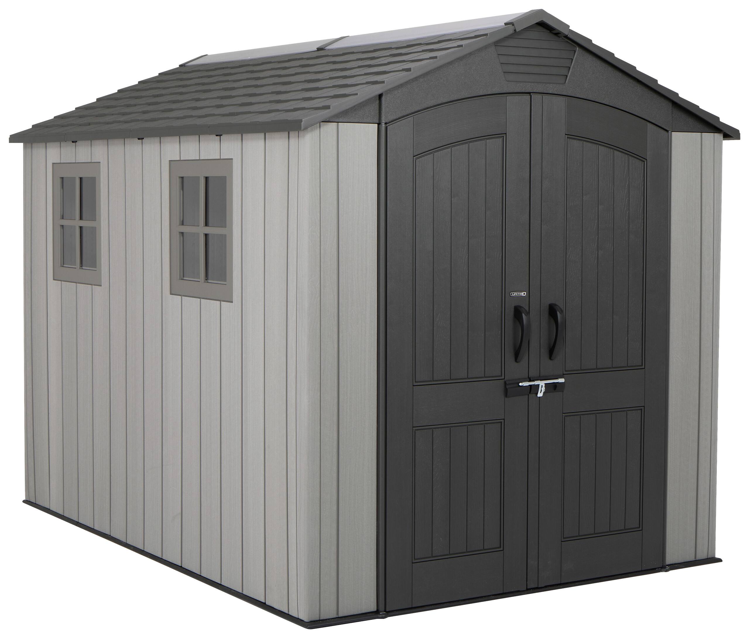 Lifetime Gartenhaus Luna grau B/H/L: ca. 213x228x280 cm