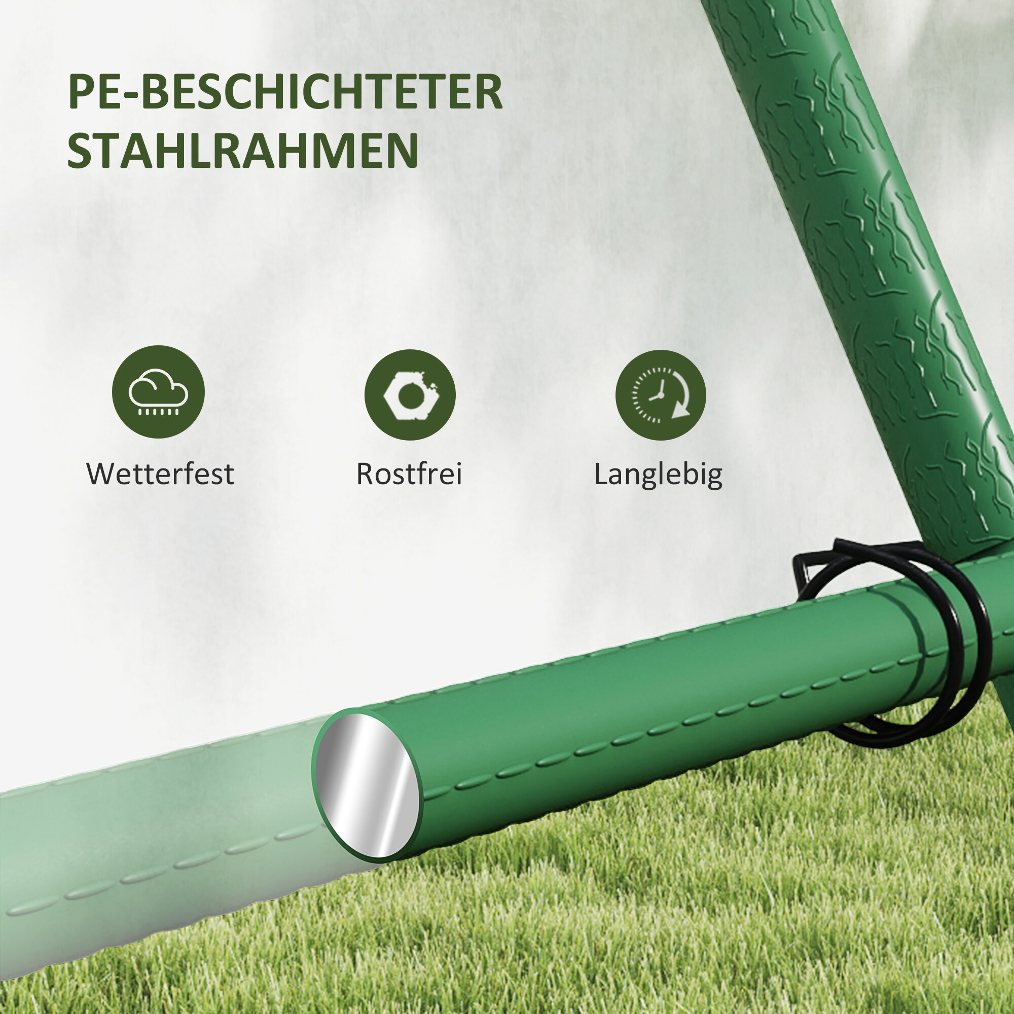 Outsunny Rankgitter grün B/H/L: ca. 101x227x133 cm