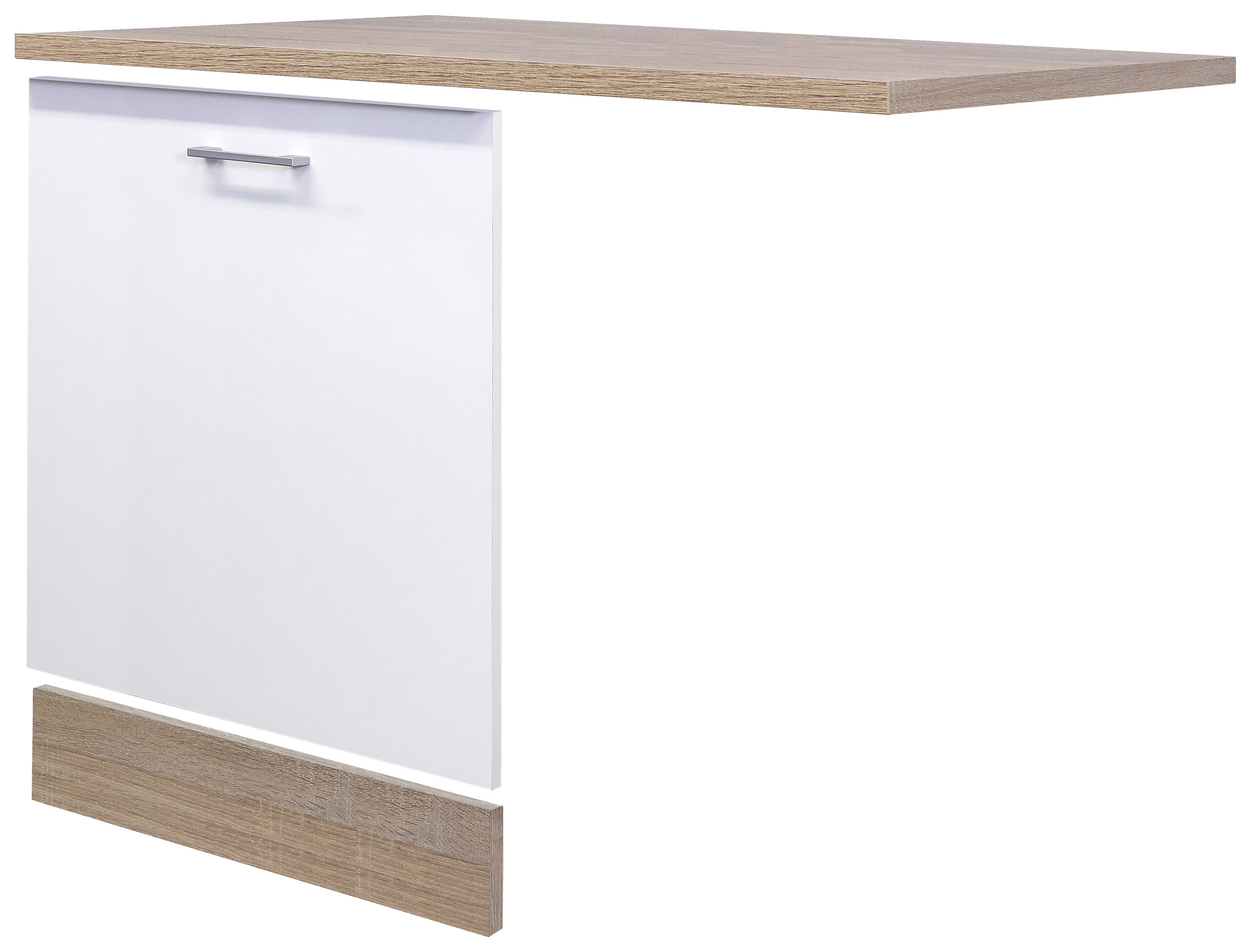 Geschirrspüler- Frontset Samoa weiß Eiche Nachbildung B/H/T: ca. 110x85x60 cm