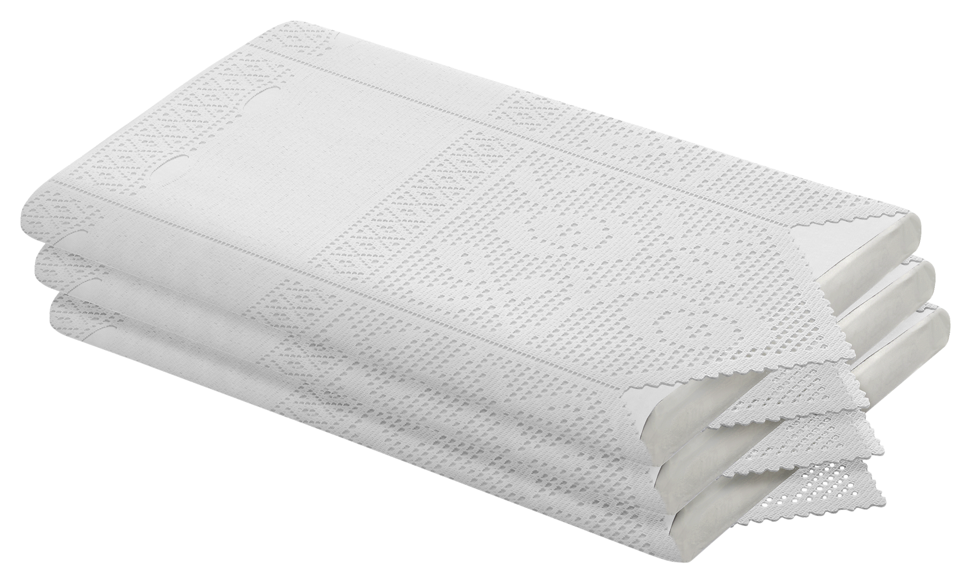 Scheibengardinen-Meterware weiß H: ca. 30 cm