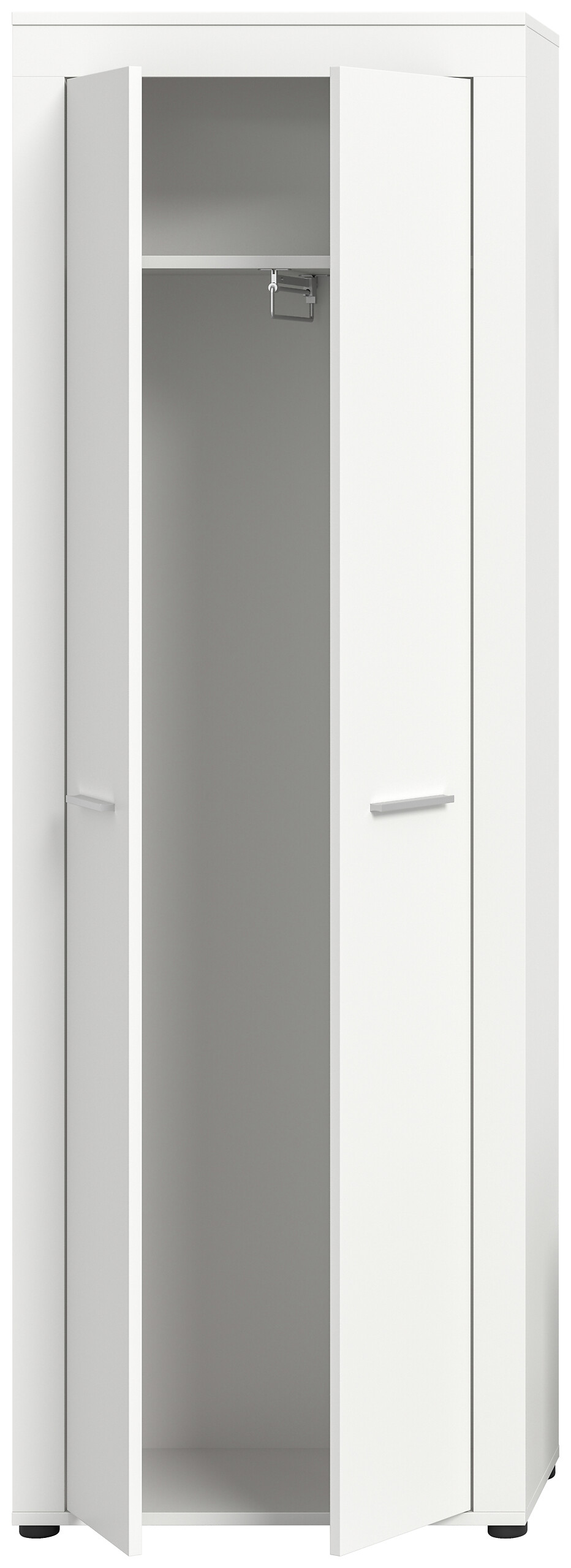 Garderobenschrank JAM weiß B/H/T: ca. 64x191x35 cm