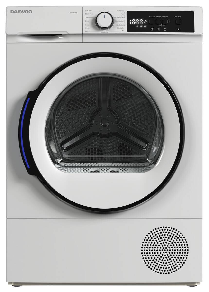 Daewoo Wärmepumpentrockner TD-B9GP1WD0-DE