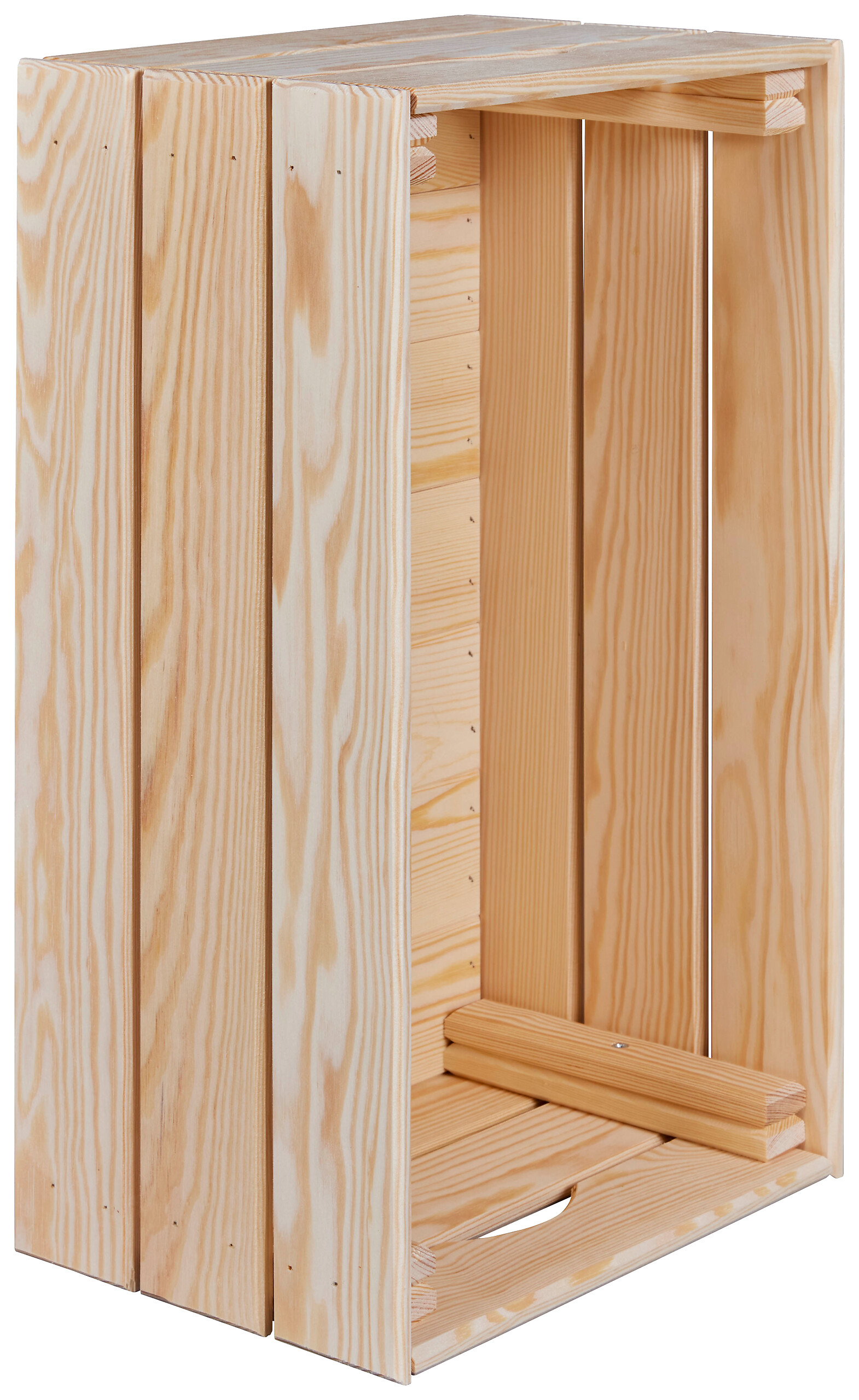 Holzkiste Valloni L natur natur Holz B/H/L: ca. 31,5x23x65 cm