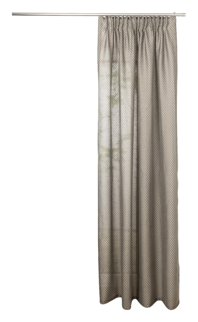 Kombivorhang DOT taupe B/L: ca. 135x245 cm