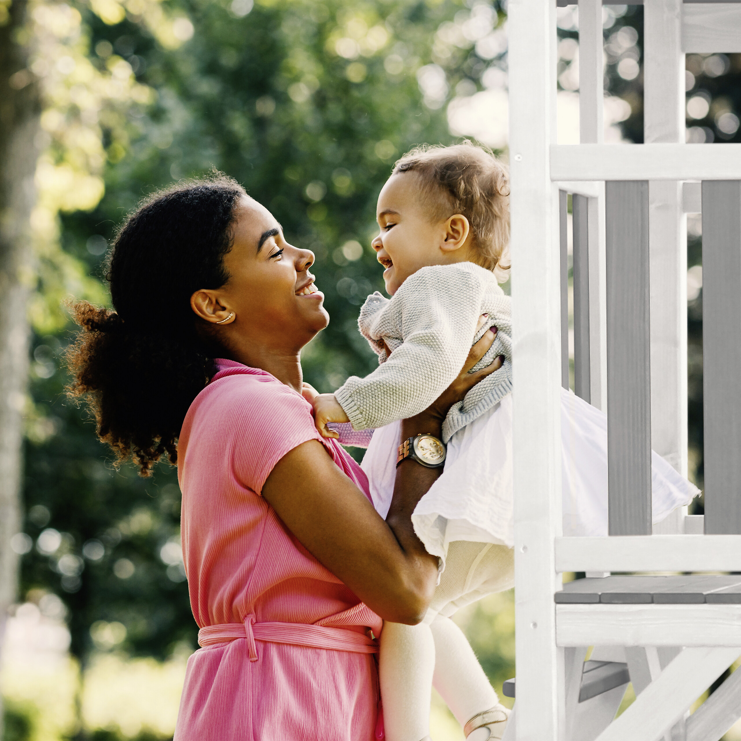 AXI Spielturm Beach Tower blau B/H/L: ca. 357x242x349 cm