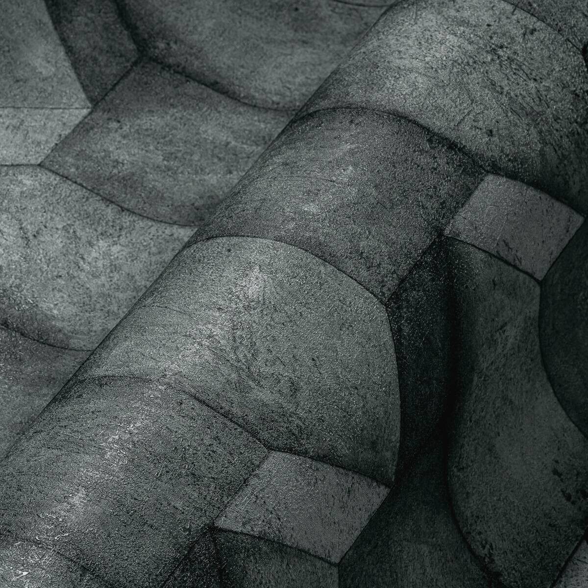 A.S.Creation Vliestapete anthrazit schwarz B/H/D: ca. 53x1005x8,3 cm