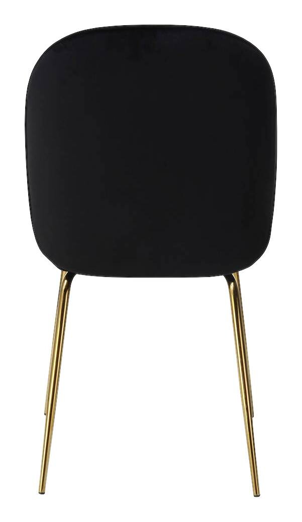 Stuhl Charlize 100 2er schwarz Microfaser B/H/T: ca. 48x87x59 cm