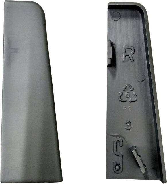 Endkappe Silbergrau L/B/H: ca. 1x1x5,8 cm