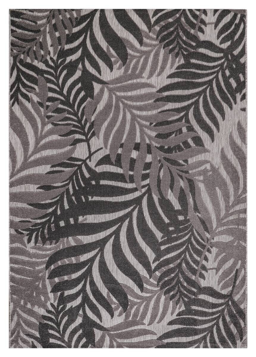 Sanat Outdoorteppich FLORAL grau B/L: ca. 140x200 cm