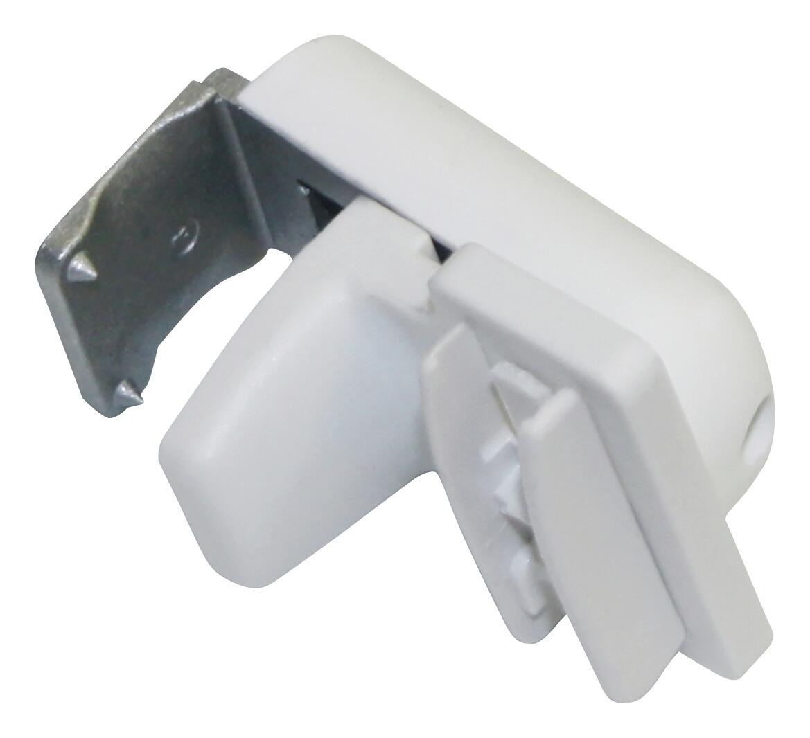 Boviva Klemm-Falzträger für Plissees weiß