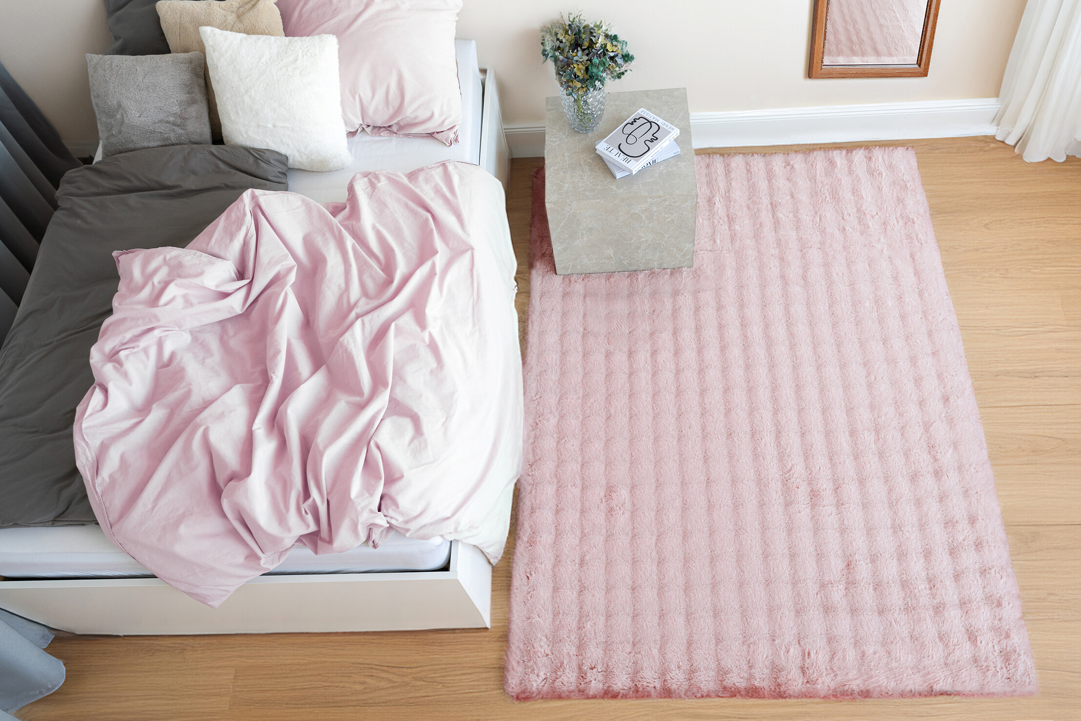 Padiro Hochflorteppich Hailey 125 rosa B/H/L: ca. 200x3x290 cm Padiro Hochflorteppich Hailey 125 rosa B/H/L: ca. 200x3x290 cm