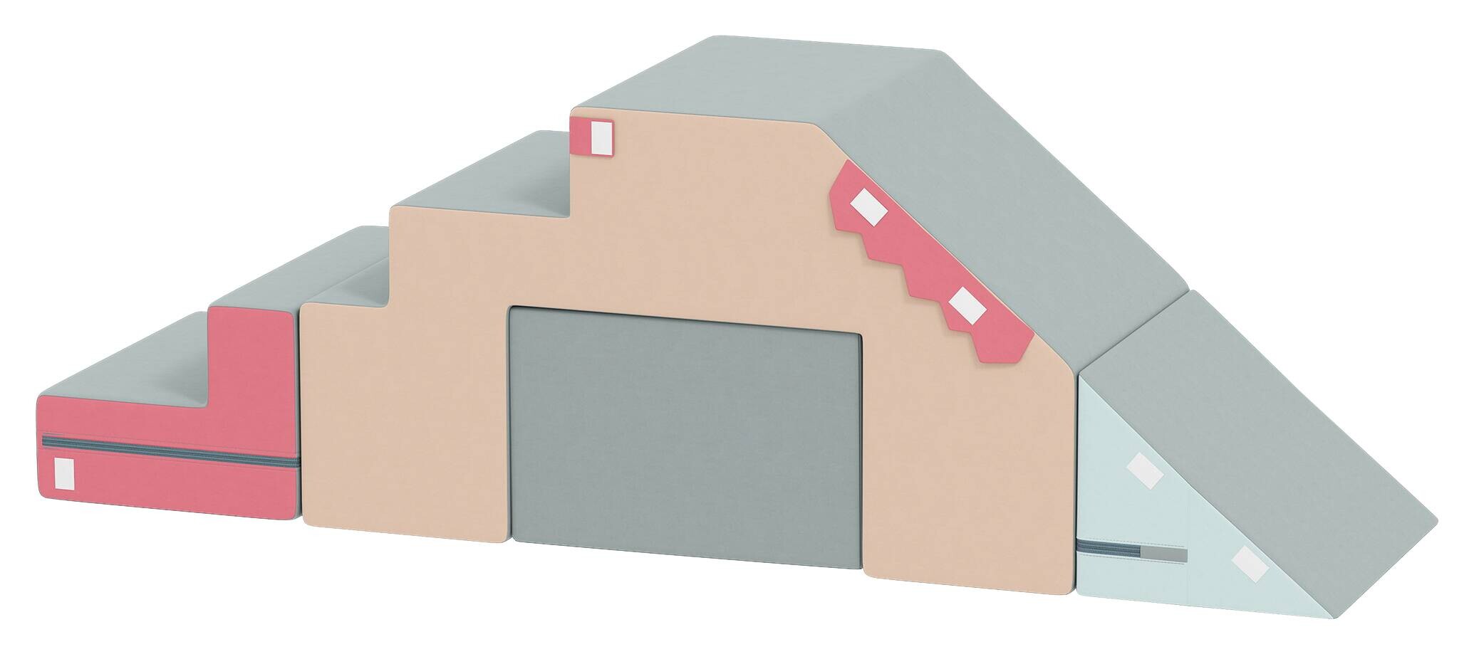 AIYAPLAY Schaumstoffbausteine B/H/L: ca. 39x44x131 cm