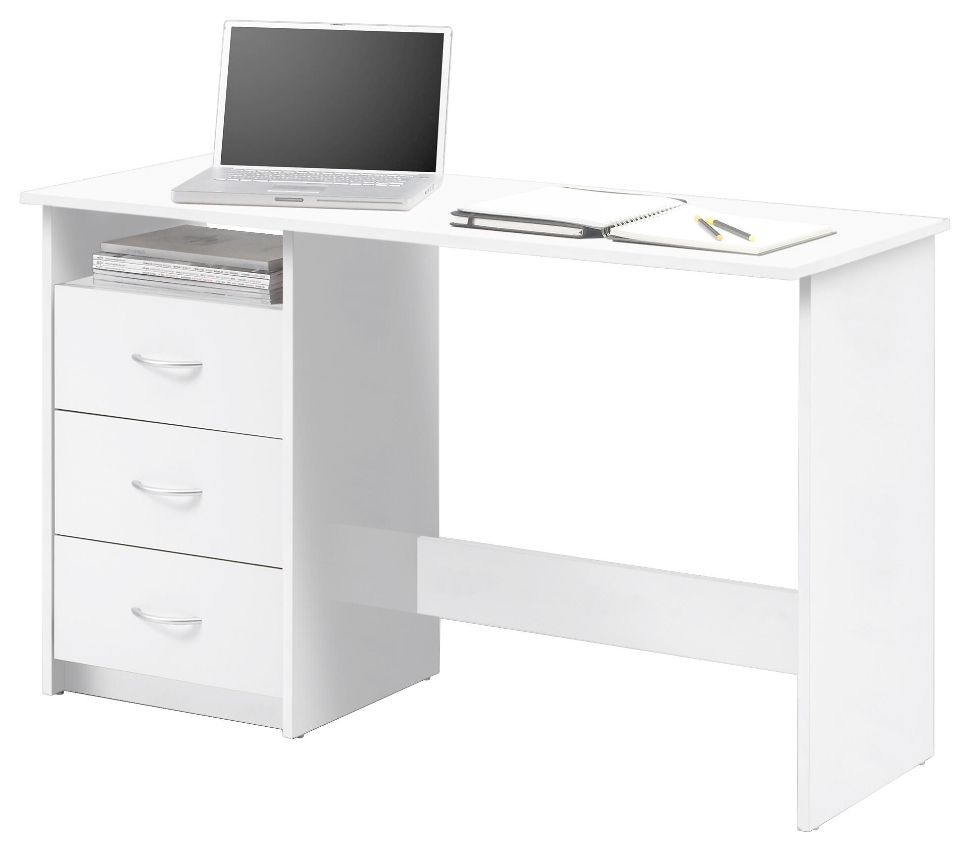 Schreibtisch Adria weiß B/H/T: ca. 123x77x50 cm