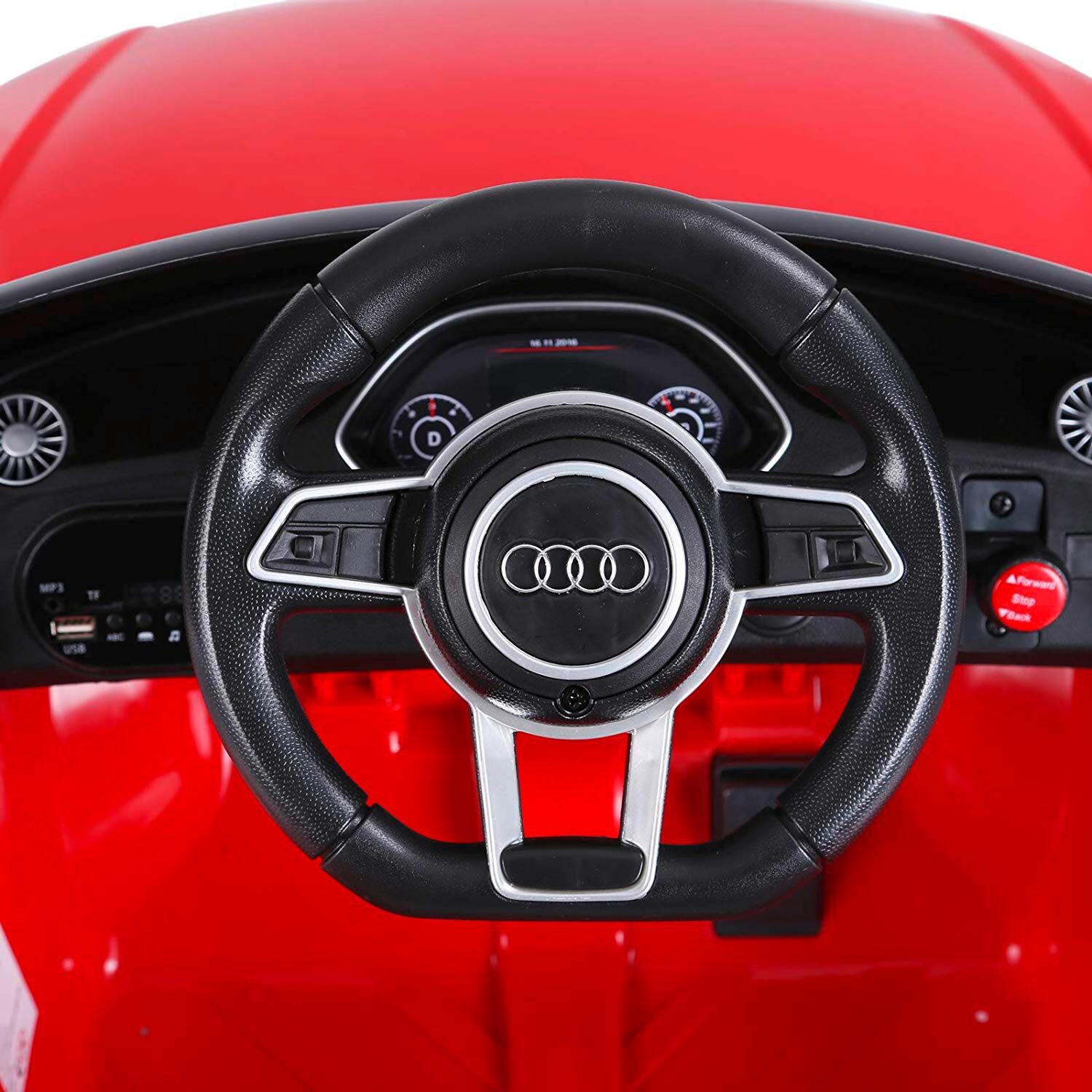 HOMCOM Kinder-Elektroauto Audi TT RS rot B/H/L: ca. 63x44x103 cm