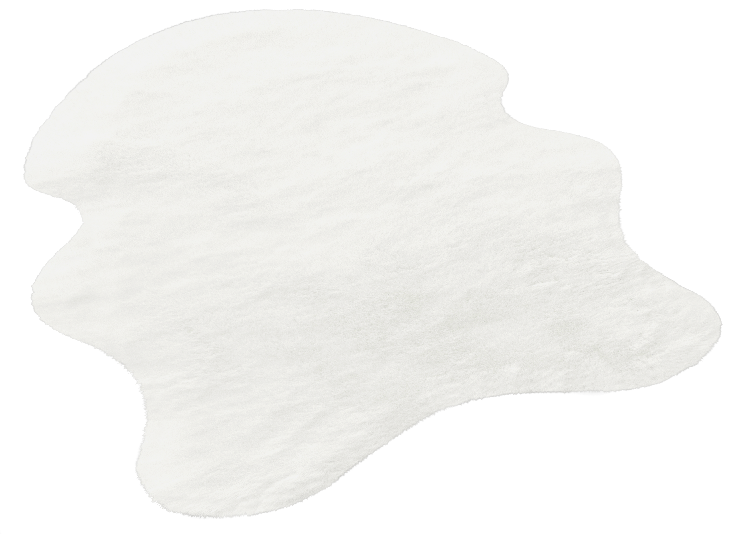 Fellimitat Moya weiß B/L: ca. 40x57 cm