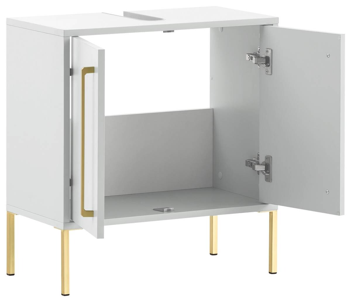 Waschbeckenunterschrank Sarah weiß B/H/T: ca. 57,1x61,2x30,1 cm