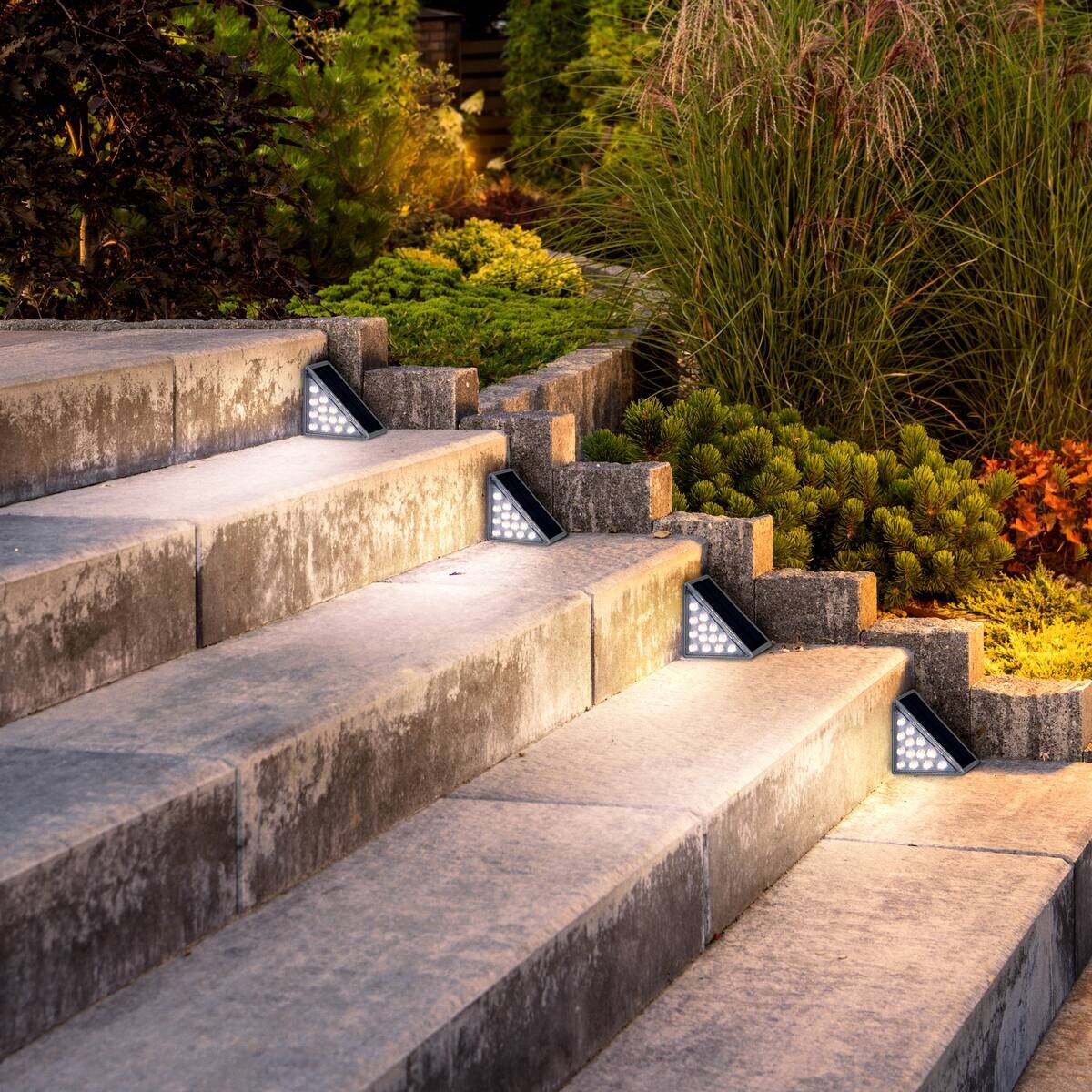 Solarleuchte 5313616 grau B/H/T: ca. 5,2x6,2x11 cm