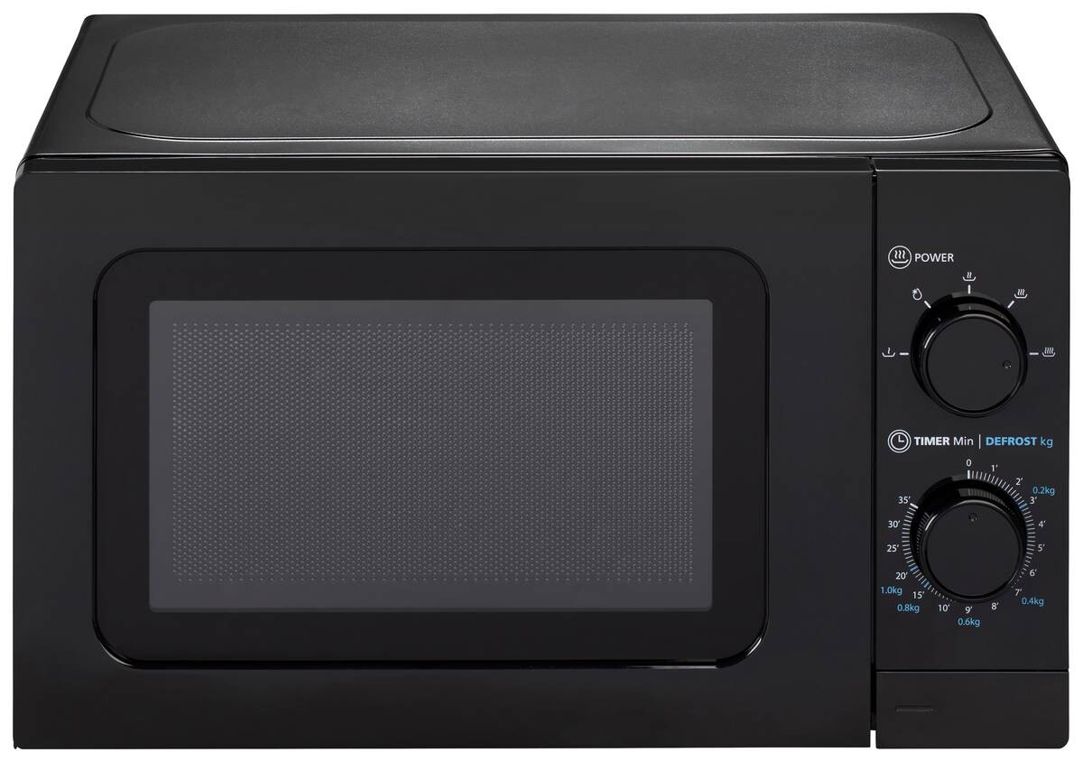 POCOline Mikrowelle MM720C2GX-PM schwarz Metall B/H/T: ca. 44x26x33 cm ca. 20 l