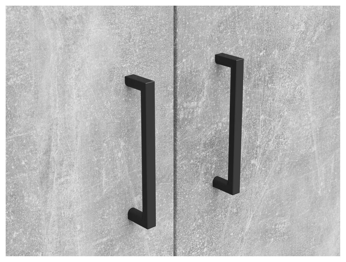 Schrank Multi-Stauraum Typ 37 Beton Optik B/H/T: ca. 80x195x40 cm