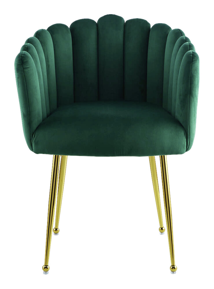 Stuhl Mucha 101 grün Microfaser B/H/T: ca. 59x85x56 cm