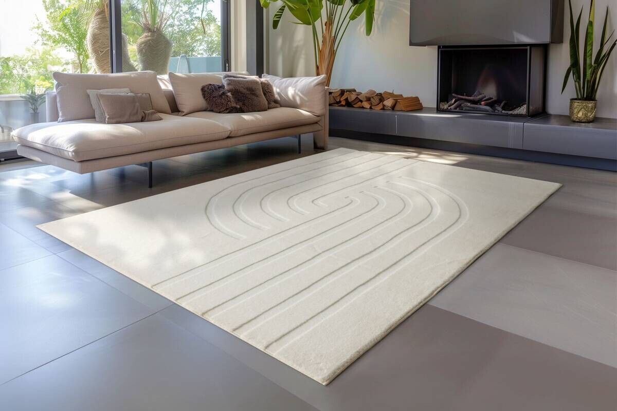 Obsession Teppich Zen Deluxe creme B/H/L: ca. 160x16x230 cm