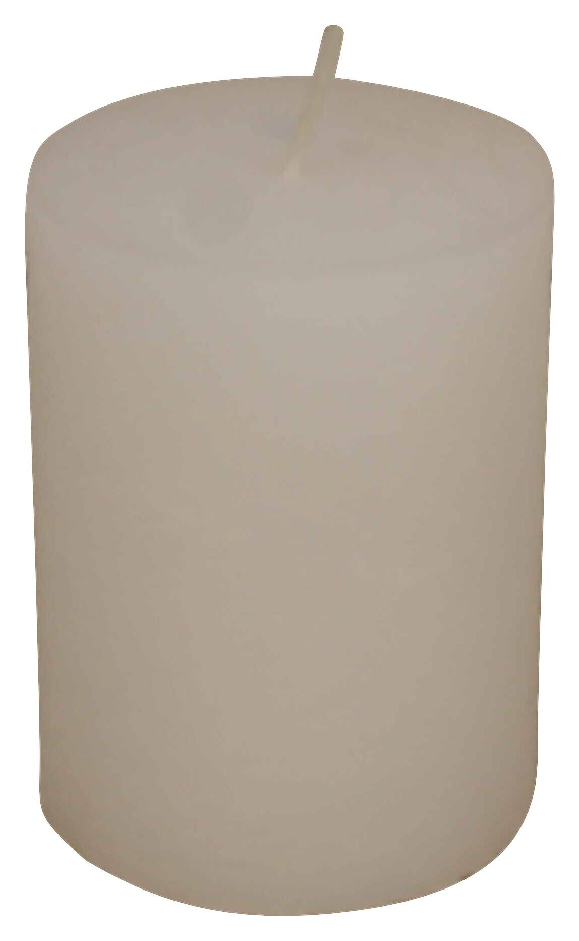 House of Rustic Stumpenkerze weiß B/H: ca. 6,8x9 cm