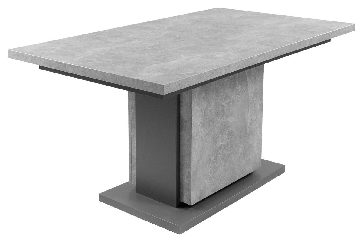 Tisch BRITTA Beton Optik anthrazit B/H/T: ca. 140x75x80 cm