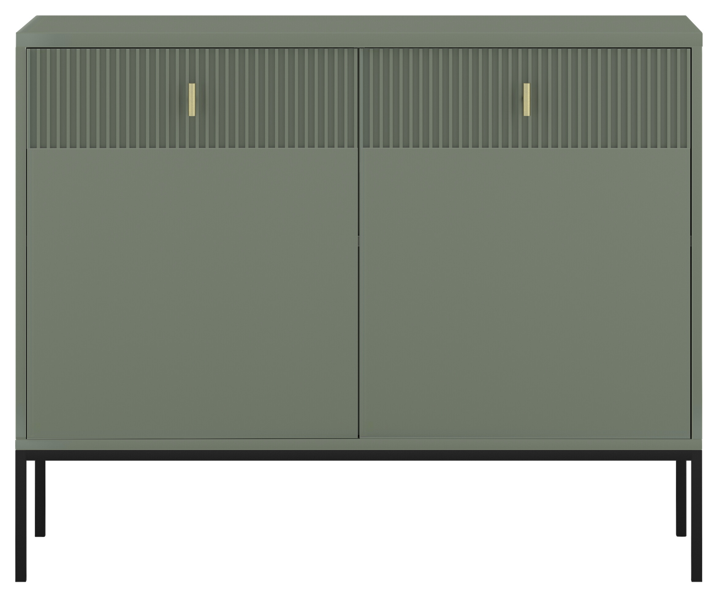 Kommode MAGGIORE grün dunkel B/H/T: ca. 104,2x82,5x39 cm