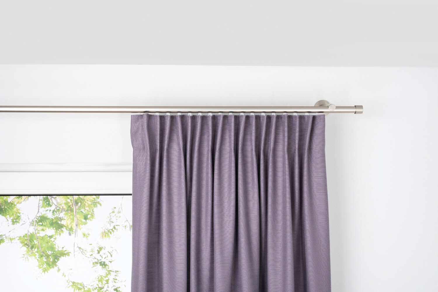 Kombivorhang 2er Pack Balance brombeer B/L: ca. 135x300 cm