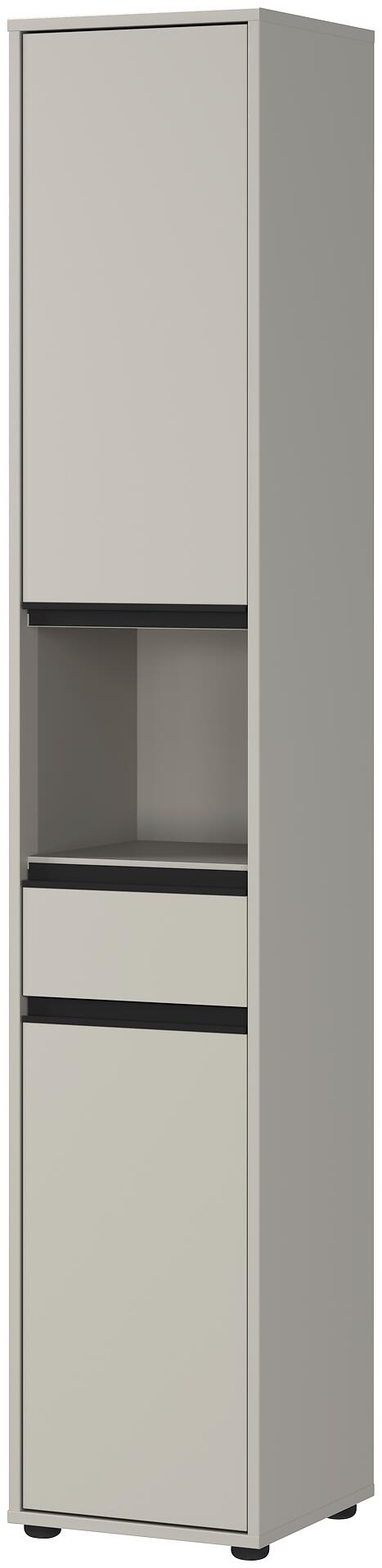 Hochschrank 2203-186 steingrau B/H/T: ca. 33x181x34 cm