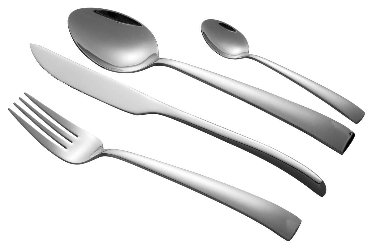 SCHÄFER Besteckset Metallic Silver silber Edelstahl 24 tlg.