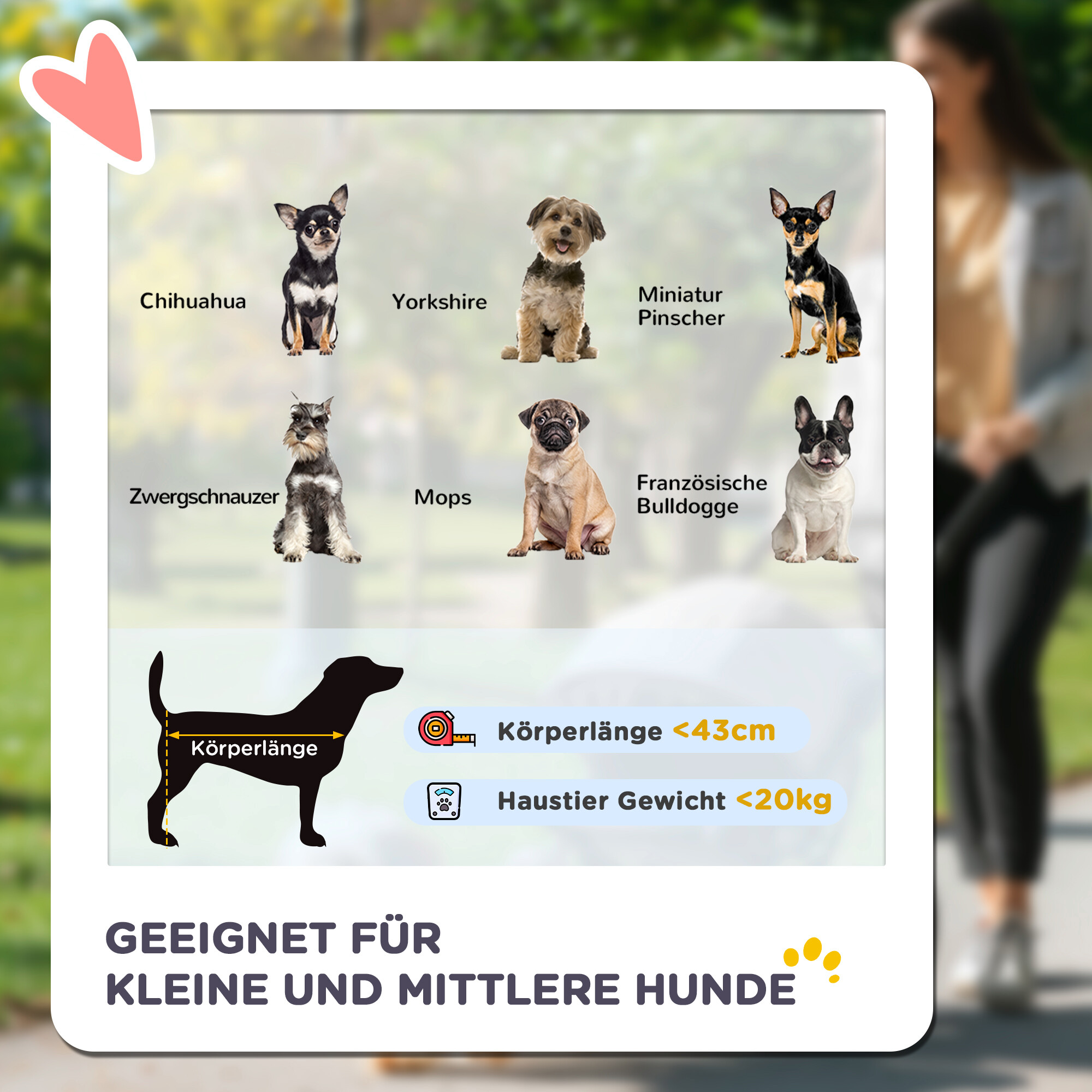 PawHut Hundebuggy dunkelgrün Polyester B/H/L: ca. 58x107x111 cm