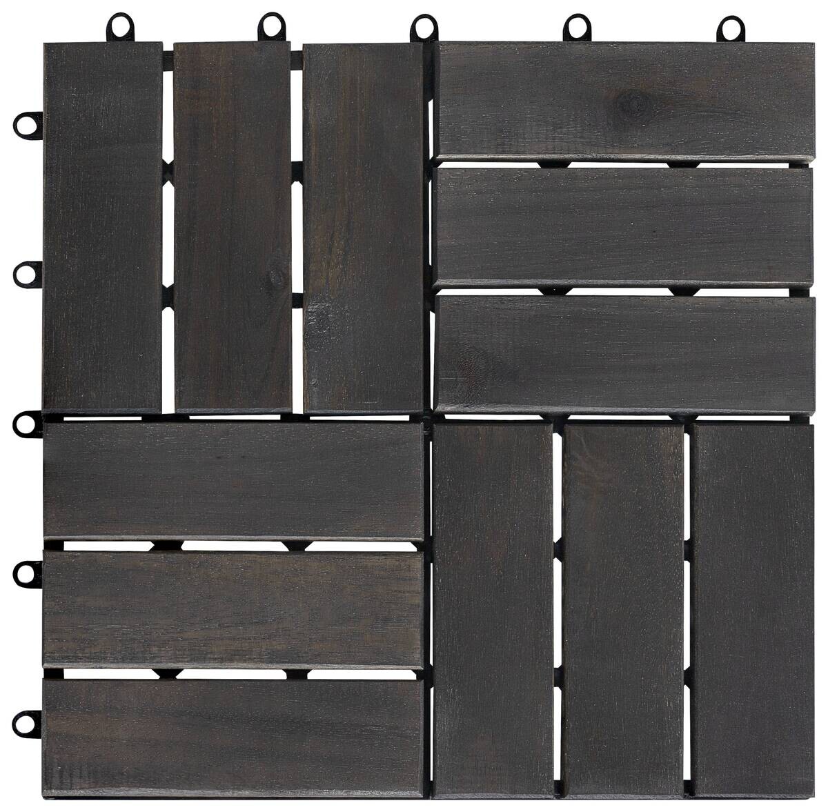 POCOline Terrassenfliese Anthrazit anthrazit B/L: ca. 30x30 cm