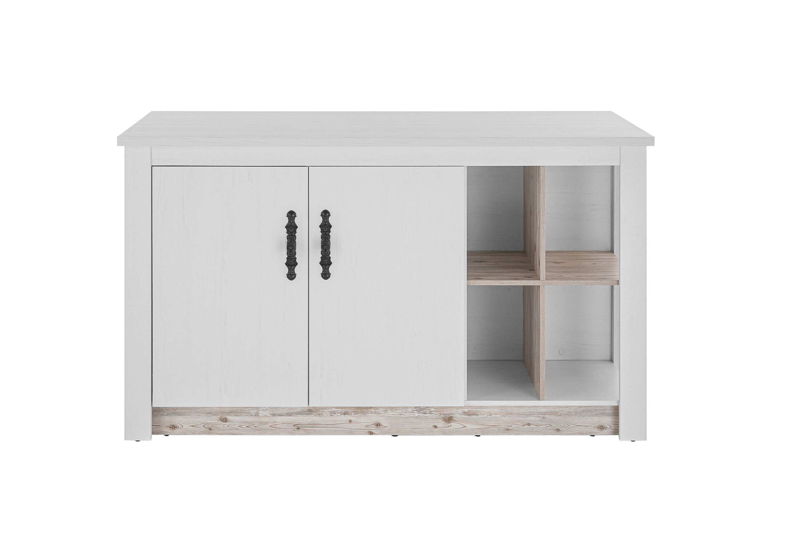 Küchentheke Florenz weiß Pinie B/H/T: ca. 161x92x90 cm