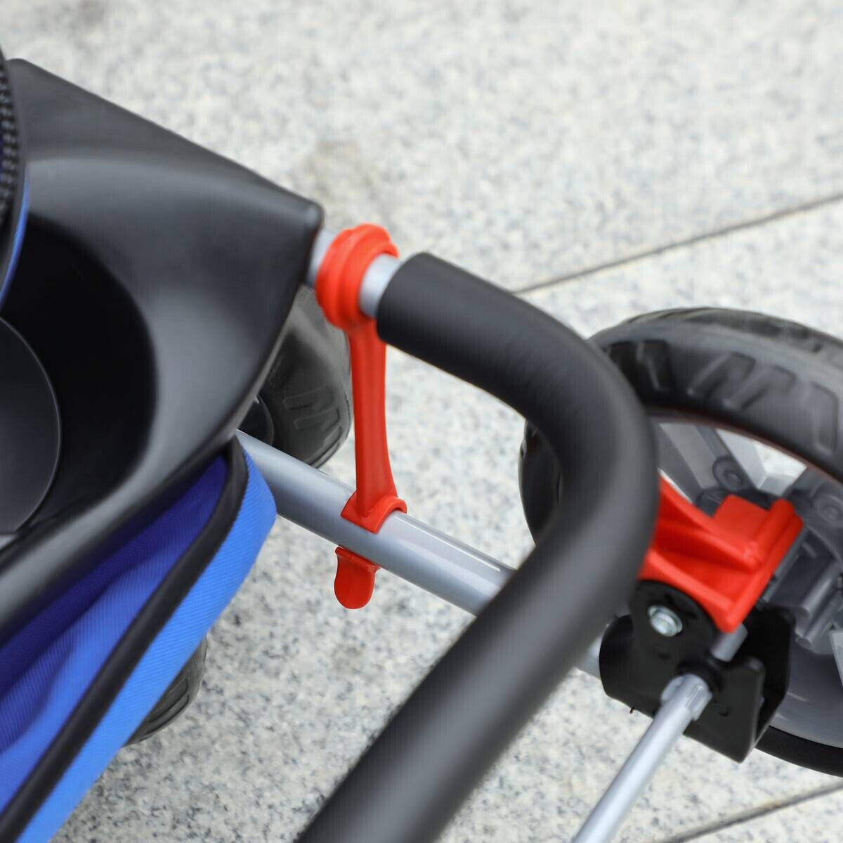 PawHut Hunde-Zubehör blau Edelstahl B/H/L: ca. 45x75x97 cm