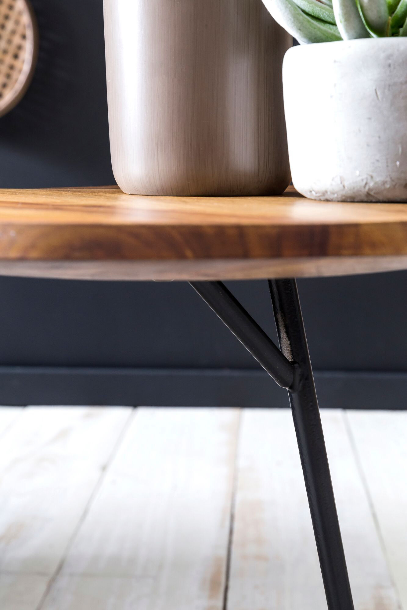 Beistelltisch rosenholz Nachbildung Holz B/H/T: ca. 40x46x40 cm